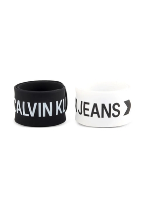 Calvin Klein Vintage logo bracelet set - White