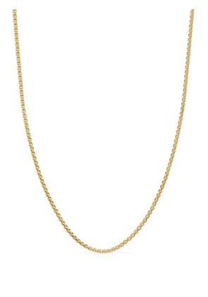David Yurman 18kt yellow gold Box Chain necklace (1mm)