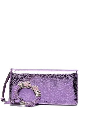 Roberto Cavalli Pochette metallic cutch bag - Purple