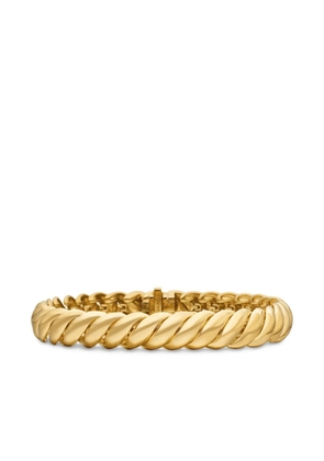 David Yurman 18kt yellow gold Sculpted Cable bracelet (8.5mm)