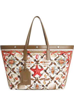 Dolce & Gabbana graphic-print shoulder bag - White