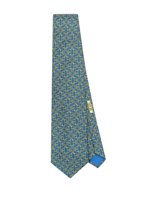 Hermès Pre-Owned 2010s silk tie - Blue