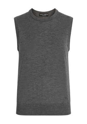 Dolce & Gabbana ribbed vest - Grey