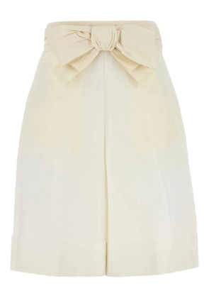 Valentino Garavani cotton-blend shorts - Neutrals