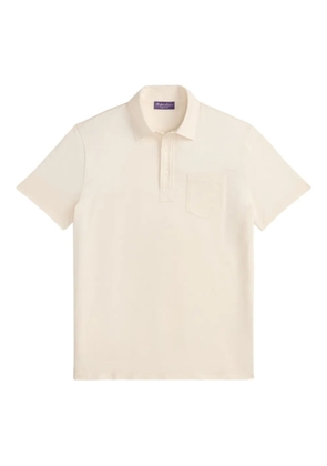 Ralph Lauren Purple Label chest-pocket short-sleeve polo shirt - Neutrals