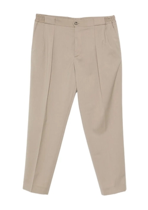 Manuel Ritz pleated straight-leg trousers - Neutrals