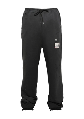 Maison MIHARA YASUHIRO distressed track pants - Black