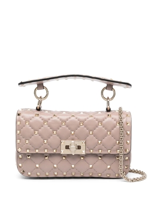 Valentino Garavani small Rockstud Spike shoulder bag - Neutrals