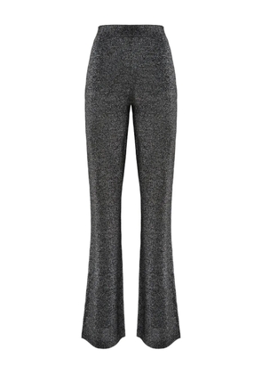 Missoni metallic-effect flared trousers - Grey