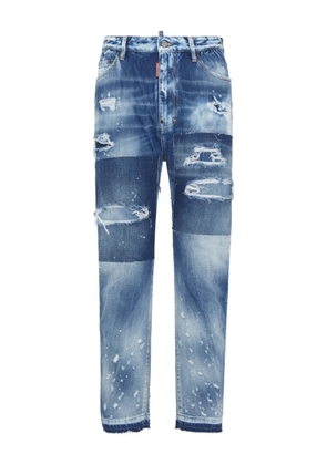 DSQUARED2 ripped washed jeans - Blue