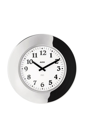 Alessi steel-frame wall clock - Grey