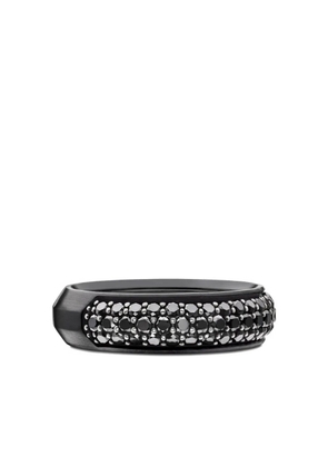 David Yurman titanium black diamond ring