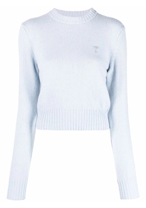 AMI Paris Ami De Coeur cashmere sweater - Blue