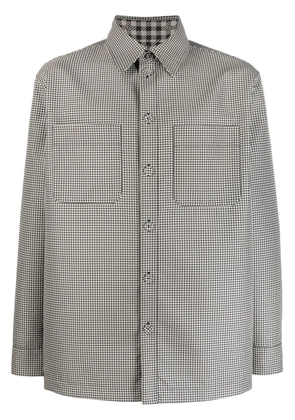 FENDI reversible houndstooth-check jacket - Black