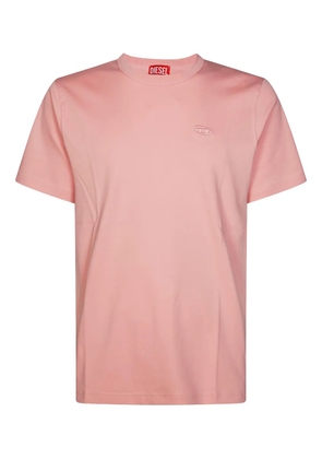Diesel T-Adjust-Slits-R17 logo-detailed T-shirt - Pink