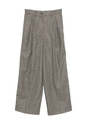 P.A.R.O.S.H. houndstood wide-leg trousers - Grey