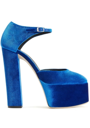Giuseppe Zanotti 150mm Bebe platform pumps - Blue