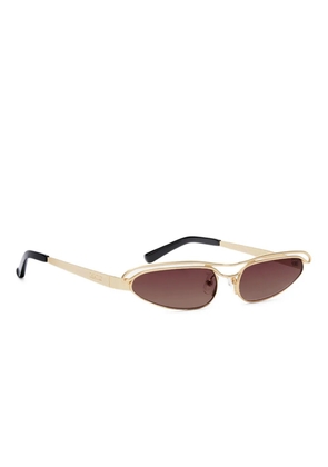 The Attico cat-eye sunglasses - Gold