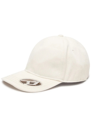 Diesel C-Plak logo-plaque baseball cap - Neutrals