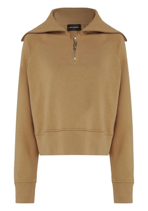 Karl Lagerfeld zip-up sweatshirt - Brown