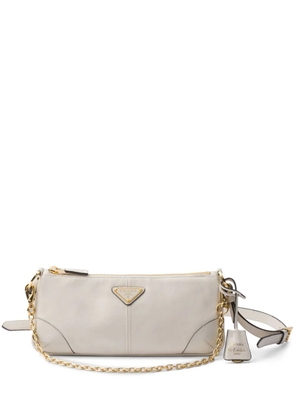 Prada Re-Edition leather shoulder bag - White