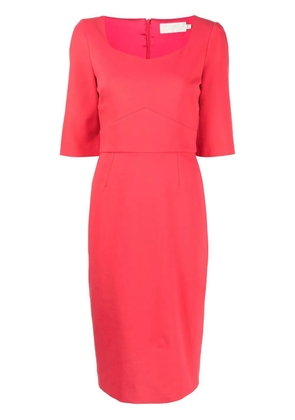 JANE Paloma pencil midi dress - Red