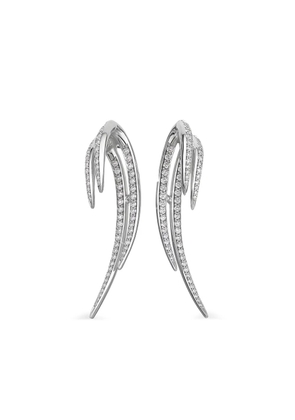 Shaun Leane 18K white gold and palladium Hook diamond earrings