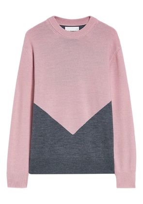 Jil Sander colourblock sweater - Pink