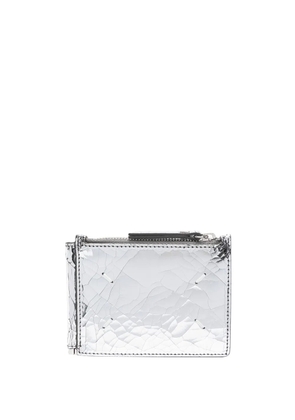 Maison Margiela metallic bi-fold wallet - Grey