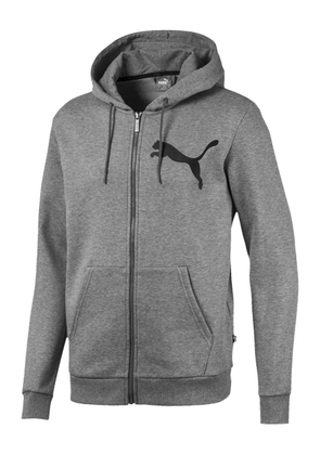 PUMA Big Logo fleece zip-up hoodie - Grey