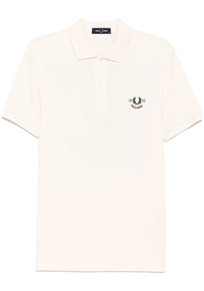 Fred Perry embroidered polo shirt - White