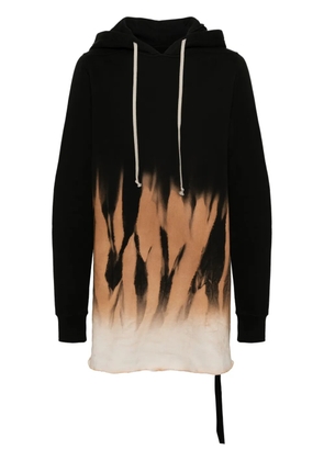 Rick Owens DRKSHDW abstract-print hoodie - Black