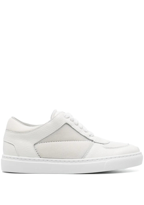 Fabiana Filippi mesh-panels tonal leather sneakers - White