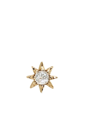 Lark & Berry 14kt yellow gold Interstellar Starburst diamond earring