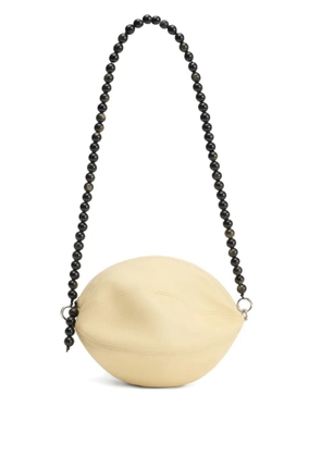 LEMAIRE Balloon beaded-strap shoulder bag - Yellow