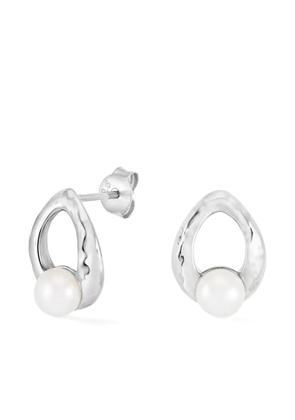 DOWER AND HALL Waterfall stud earrings - Silver