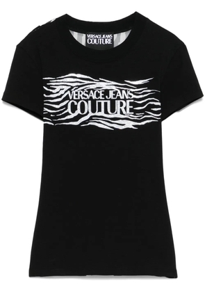 Versace Jeans Couture Crystal Zebra T-shirt - Black