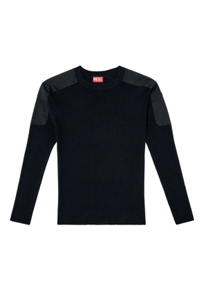 Diesel K-Martin ribbed long-sleeves top - Black
