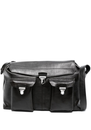 LEMAIRE Gear pebbled holdall bag - Brown