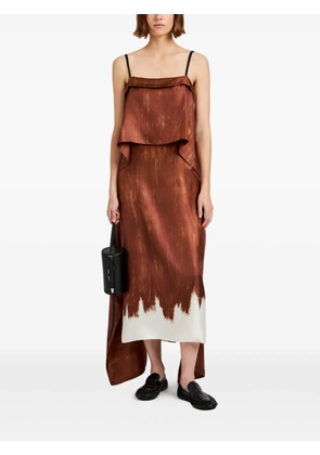 Proenza Schouler Wilma midi dress - Brown