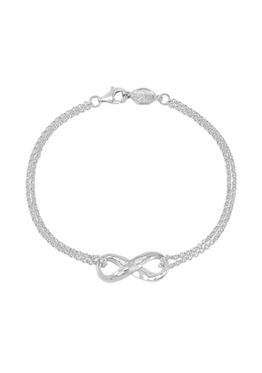 DOWER AND HALL Entwined Infinity double-chain bracelet - Silver