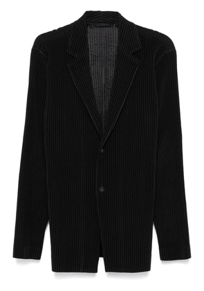 Homme Plissé Issey Miyake plissé blazer - Black