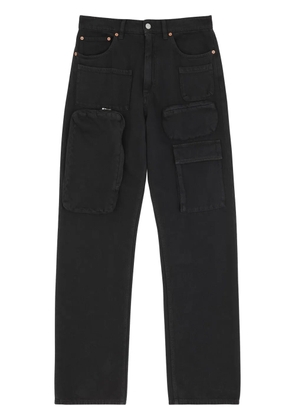 MM6 Maison Margiela logo patch jeans - Black