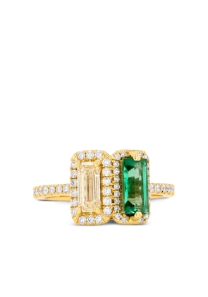 Suzanne Kalan 18K yellow gold multi-stone ring