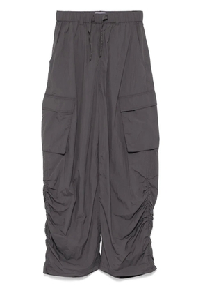 izzue drawstring cargo trousers - Grey