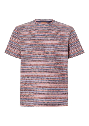Missoni zig-zag pattern crew-neck T-shirt - Red