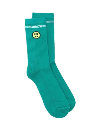 BARROW striped graphic socks - Green