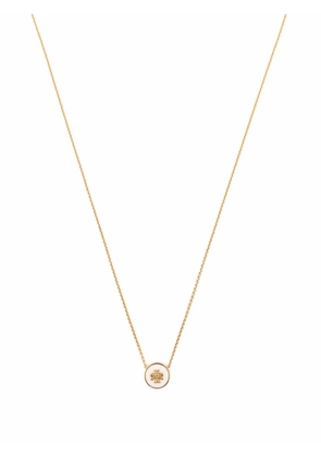 Tory Burch Kira enamel pendant necklace - Gold