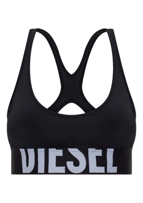 Diesel Allison-D-Pop logo-embellish sports bra - Black