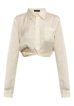R13 long-sleeve shirt - Neutrals